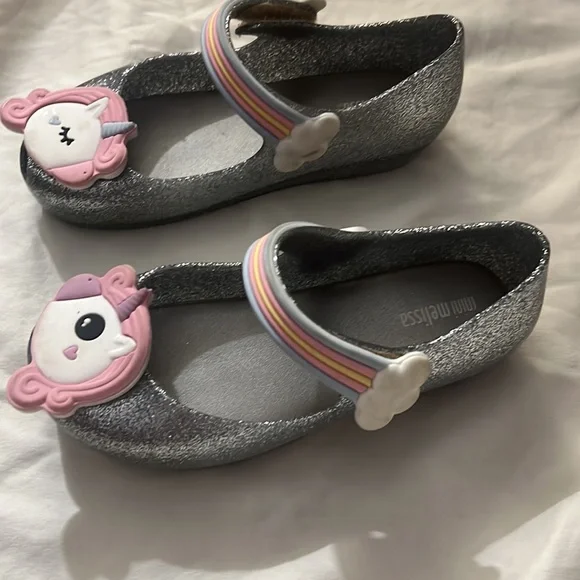 ▫️Mini Melissa Toddler/Girls Shoes Size 7 EUC - Picture 2 of 5